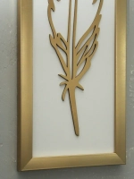 Декор настенный "Перышко" 19*54 см