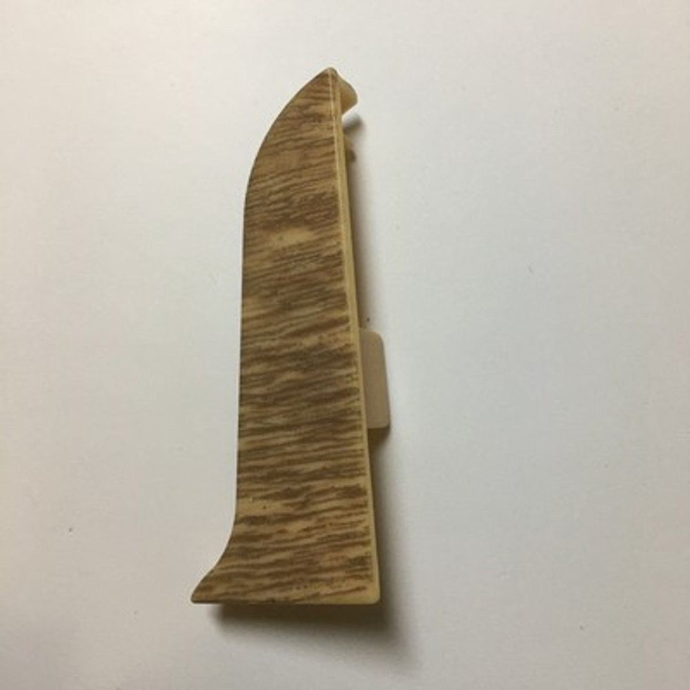 Заглушка правая к плинтусу "LIDER-62" 338 Дуб имабари