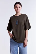 Футболка Гербарий Люпин Хаки