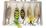 Набор блесен вращающихся JIN TAI 5 шт вес: 11 гр в кейсе