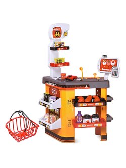 Игровой набор супермаркет Мой магазин 52 предмета (668-131)