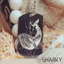 Армейский жетон с гравировкой на заказ