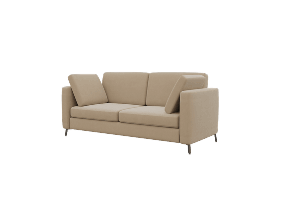 Brasco Диван двухместный BRS-2 Alia 3/Металл Черный 1800*800*840