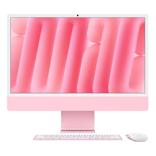 Apple iMac 24" (M4 8C CPU, 8C GPU, 2024) Retina 4,5K, 16Gb, 256Gb SSD (MWUG3) Pink, розовый