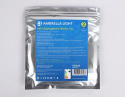 Ambrella Светодиодная лента Ambrella Light GS1203 2835 120Led /9.6W m/ 12V IP65 6500K 5m/кратность резки 25mm LED Strip 12V GS1203