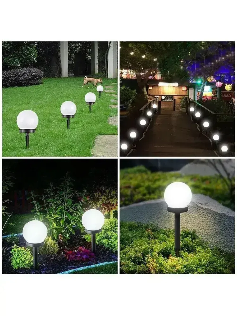 Светильник уличный на солнечных батареях Sylvia, 8шт