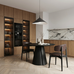 Обеденный стол ROLL WOOD black