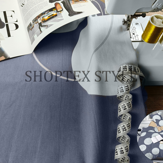 Твил-сатин, принт №4 | ш.220 см | 120 г/м² | хлопок-100%