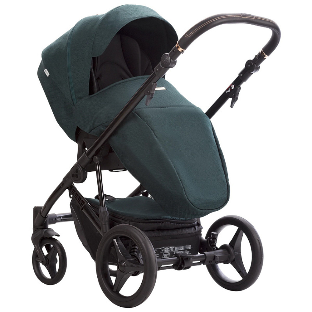 Детская коляска Bebetto Loren Gloss 3 в 1 с автокреслом Avionaut Cosmo 02 т.зеленый
