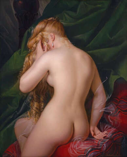 Alexandre-Jean Dubois-Drahonet (1791-1834) - эротическое искусство французского художника