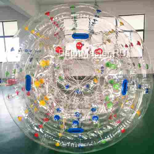 Бизнес-набор: Бассейн 8*8 м (1 шт), Водный роллер ТПУ (3 шт),насос (1 шт)
