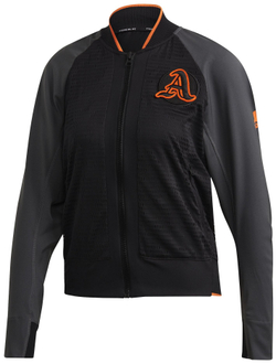 Женская Кофта теннисная Adidas VRCT Primeblue Jacket Women - grey six/black