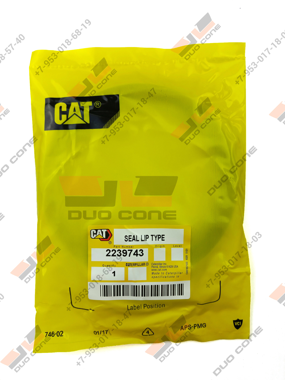 Армированная манжета (сальник) 2239743 Caterpillar