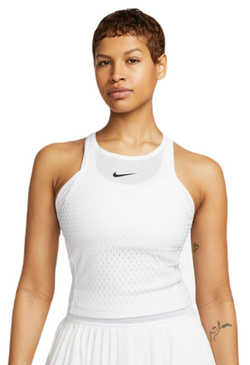 Женский топ теннисный Nike Court Dri-Fit Slam Tennis Tank Top - white/black