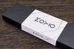 Нож кухонный MOYO Премьер овощной 110мм, сталь AR-RPM9, рукоять G10-extra красный