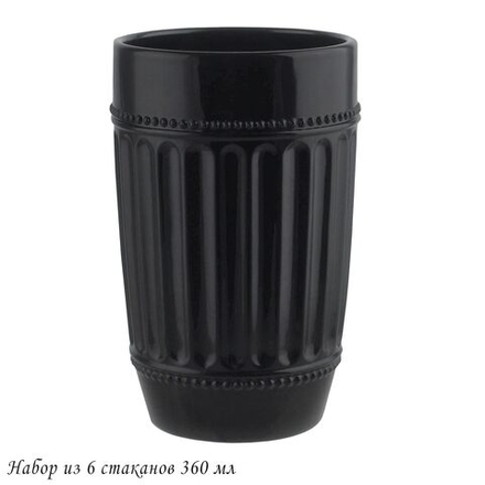 Lenardi 583-016 Набор из 6 стаканов 360 мл в под.уп.(х4)Стекло