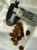 Пуговицы на прокол светло-коричневые