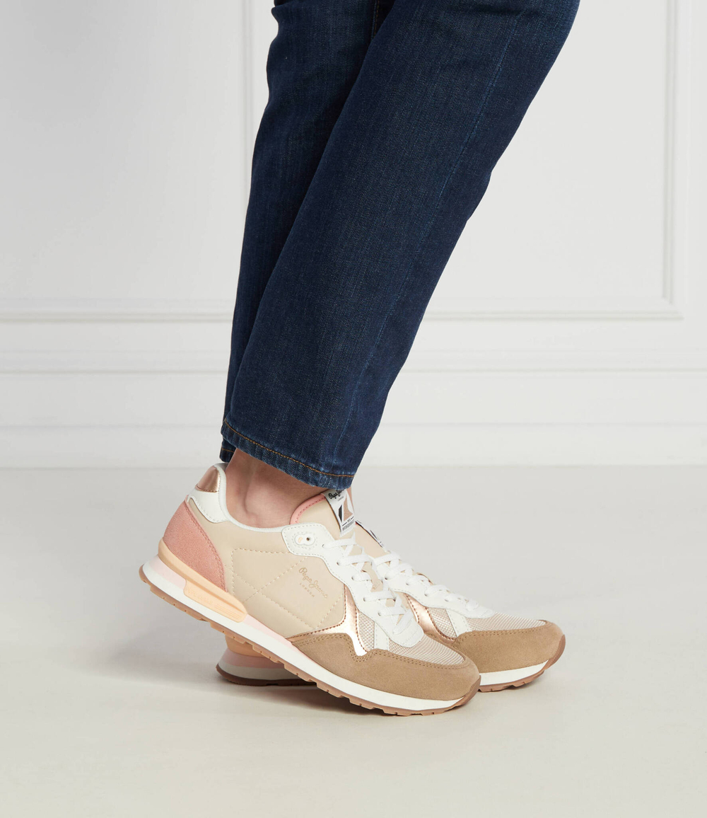 Кроссовки BRIT MIX Pepe Jeans London - бежевый(PLS40012)