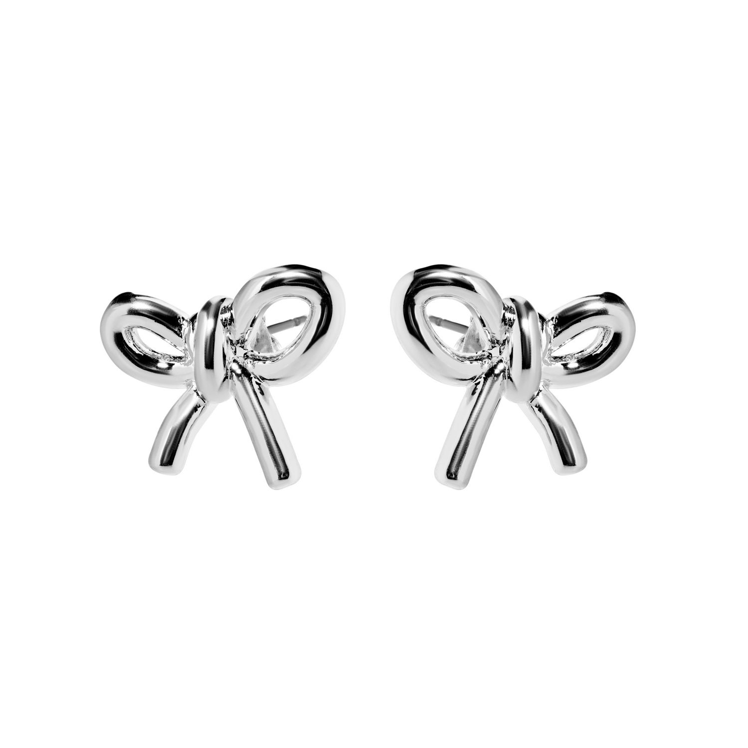 Серьги Elegant Bow Earrings - Silver