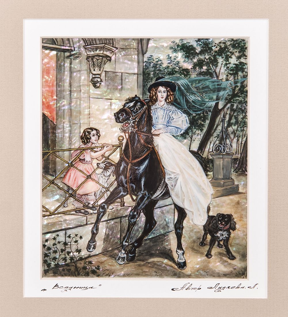 Народные промыслы ШК-55/234 Панно «Всадница»