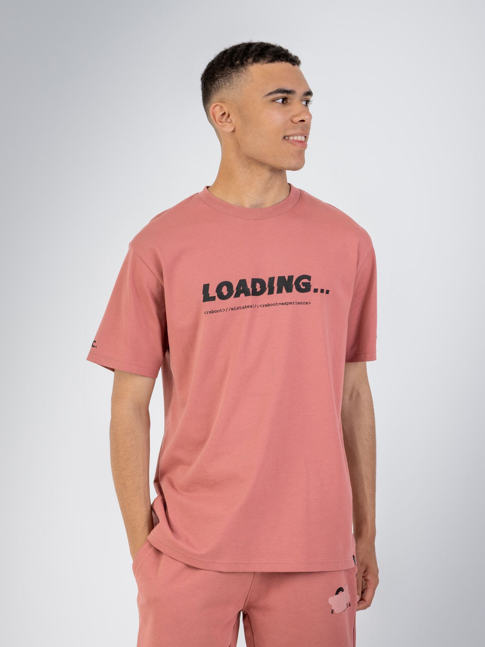 Футболка мужская ORIGINAL CREATOR LOADING GLITCH T-SHIRT, Розовый