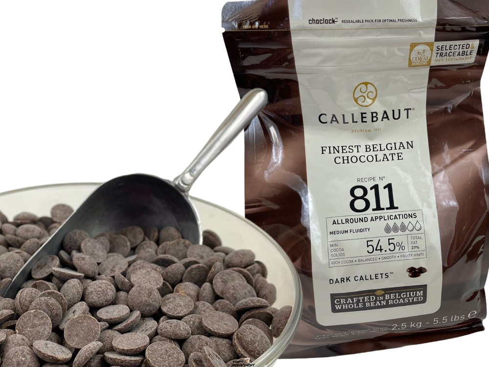 Шоколад темный 54,5% в каллетах BARRY CALLEBAUT 811, Бельгия