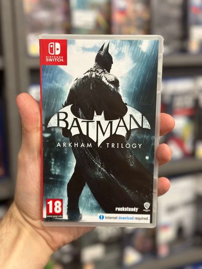 Batman: Arkham Trilogy (Б/У) [Nintendo Switch, русские субтитры]