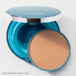 ARTDECO Sun Protection Powder Foundation - Тональная основа в компактной упаковке сменный блок SPF 50 оттенок 90 Light Sand, 9 g