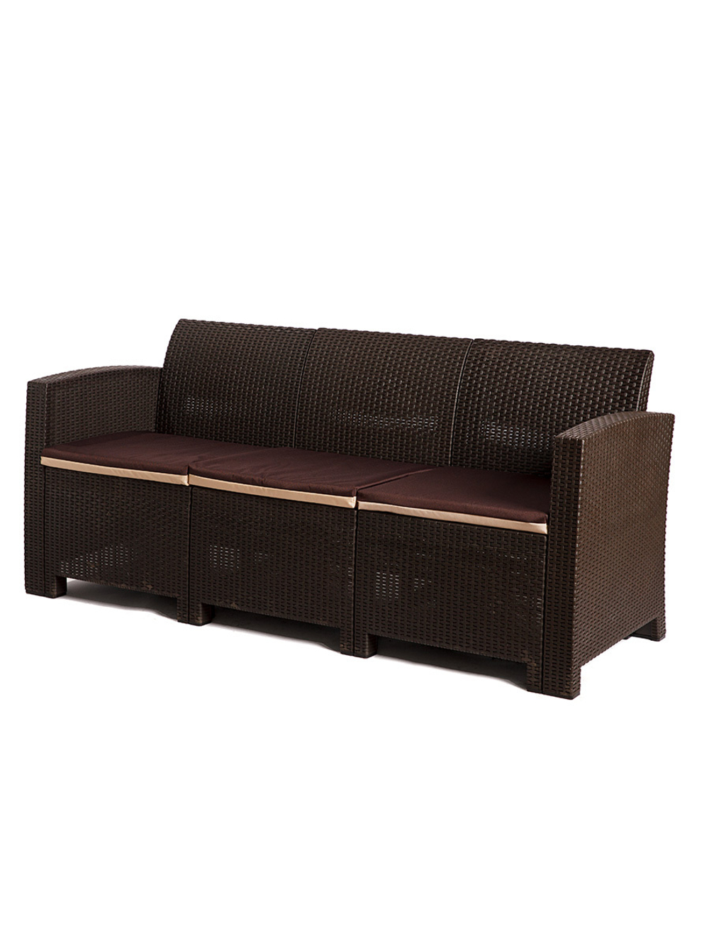 Комплект мебели под искусственный ротанг для отдыха Калифорния «California Family Maxi Set» арт.77787/77770/536 КД — 2