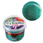 Слайм 90гр. с бирюзовыми блестками (Стекло)