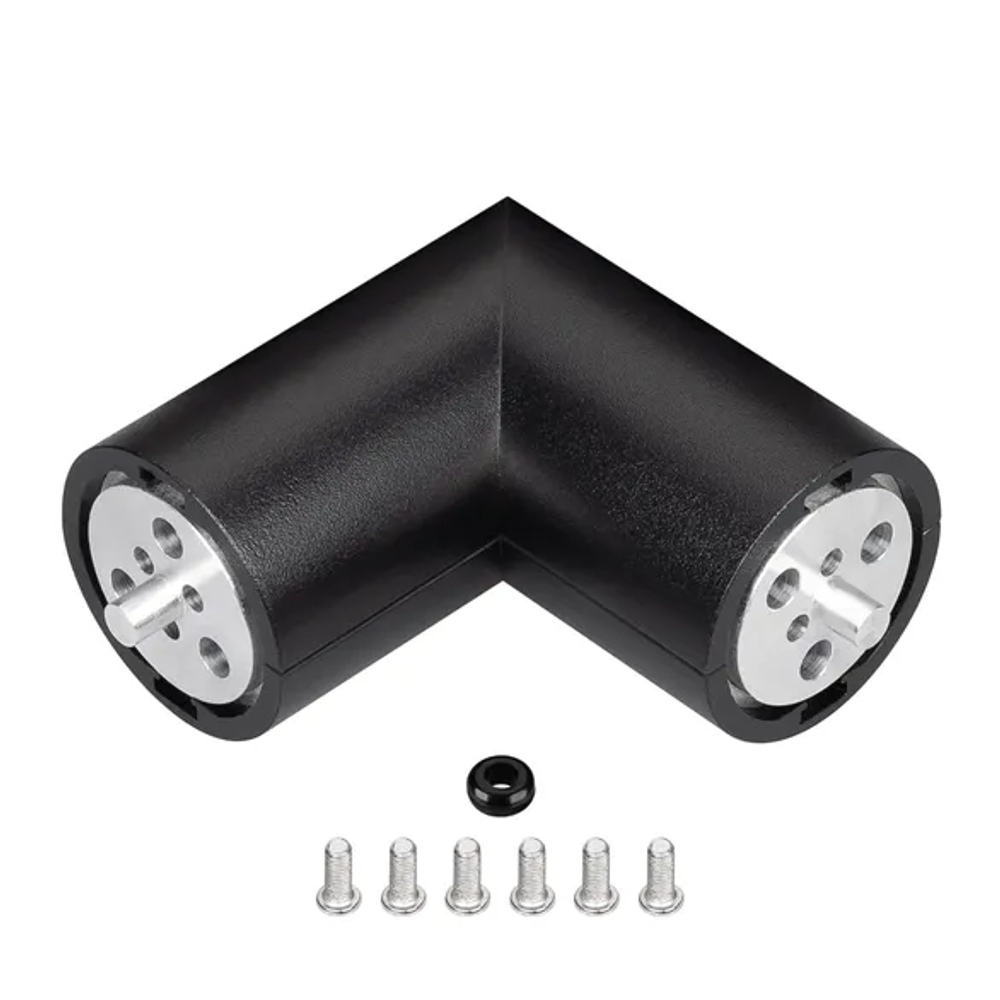 Соединитель профиля ROUND-D36-360-90 BLACK (Arlight, Алюминий) 050543