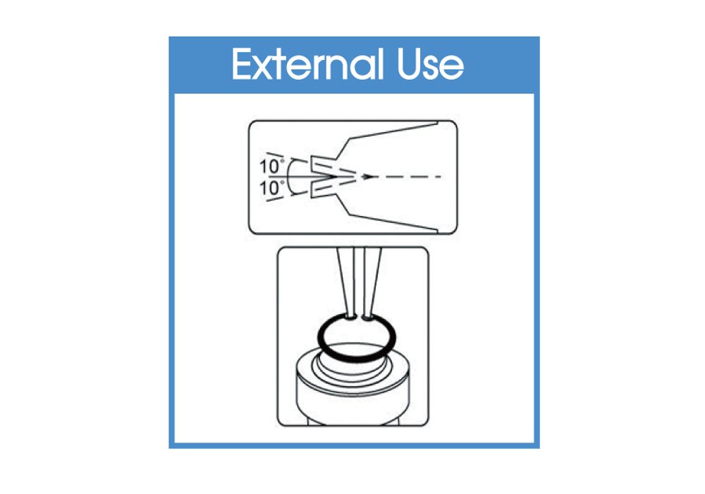 KING TONY (45211PP) Набор съемников для стопорных колец 406 мм, сменные насадки, кейс, 11 предметов