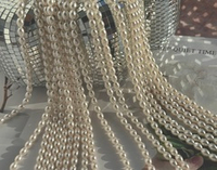 Жемчуг рис 6х8мм, "Майорка.Имитация" (нить)