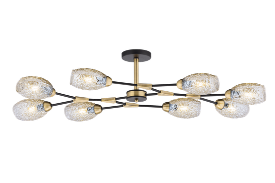 40272MD/8 MBK+AB (1) Люстра (NW)