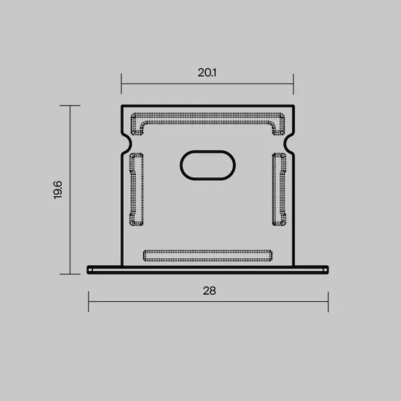 Комплект заглушек (для профиля 27x20) 2 шт., ALM-2720-EC 642070 Led Strip 642070