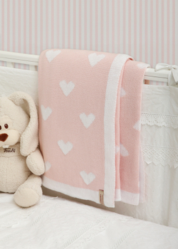 Элитный плед детский Imperio 243 розовый от Luxberry