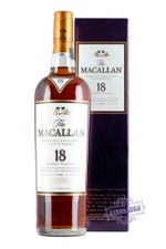 Виски Макаллан Шерри Оак. Шотландский виски, 18 лет выдержки, 0,7 л.