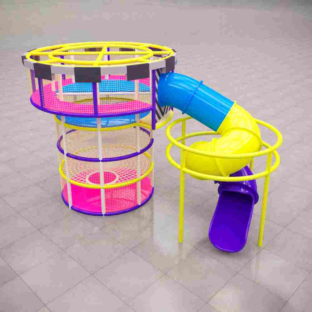 Детский игровой лабиринт «Веселая Башня Спуска»