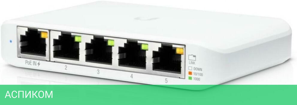 Коммутатор Ubiquiti UniFi Switch Flex Mini (USW-Flex-Mini)