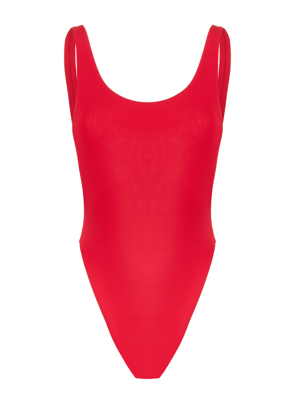 Слитный купальник malibu royal red