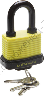 STAYER 60 мм, всепогодный, навесной замок (37140-50)