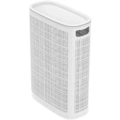 Корзина для белья Лён 45л плетёная 43×20×60см белый