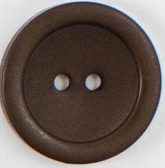 пуговица коричневый3 15мм/24L пластик, матовая, 2 прокола NE96