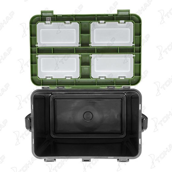 Ящик рыболовный зимний ZANDER односекционный хаки (HS-IML-19-H-1) Helios