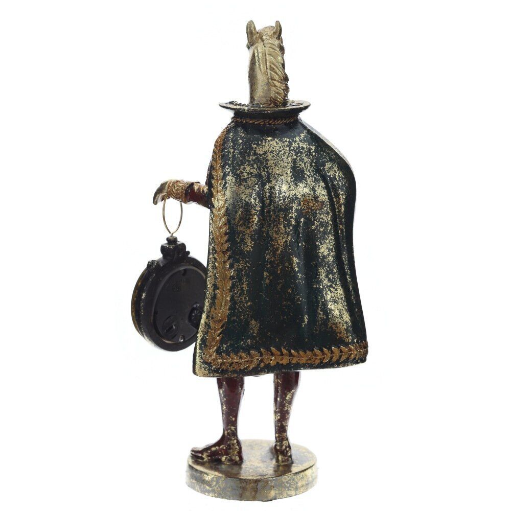 GAEM Фигурка декоративная "Лошадь" с часами D4см, (LR44x1), L12 W7,5 H24,5 см