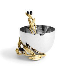 Чаша для орехов с ложкой 10см Michael Aram Оливковая ветвь