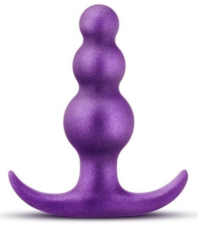 Фиолетовая анальная пробка The Supernova Plug - 7,6 см. (Цвет: фиолетовый)