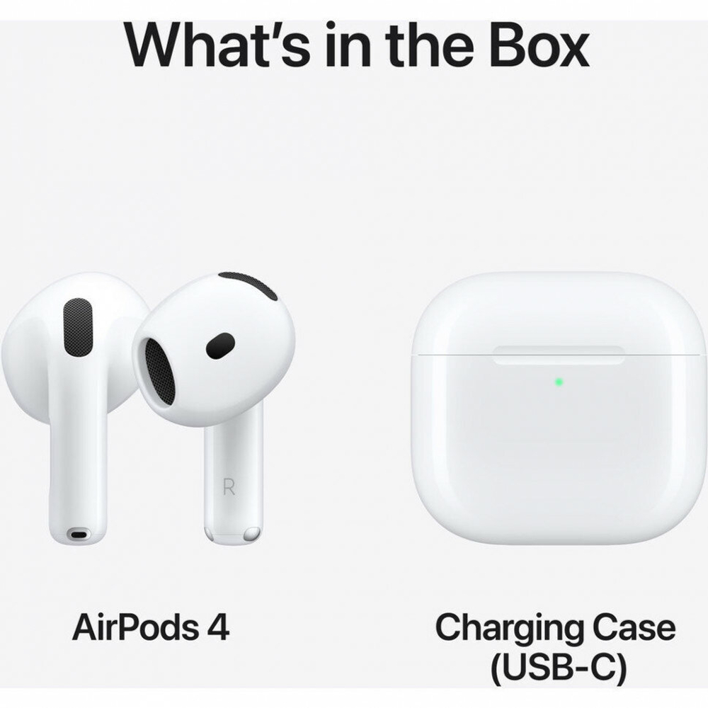 Apple AirPods 4 без активного шумоподавления