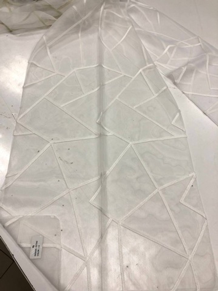 Тюль-сетка с геометрической вышивкой "Саннес" TD арт. 7502 (высота 300 см, Турция)