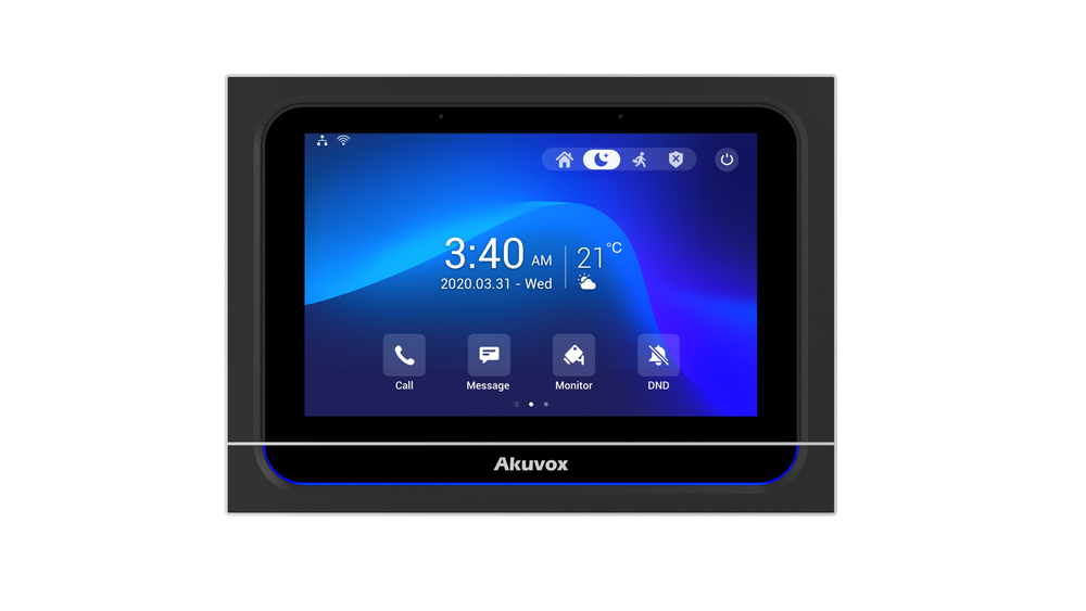 Akuvox X933W (ЧЕРНЫЙ) Android SIP indoor wall monitor